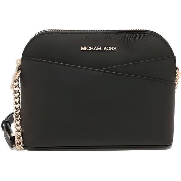 Axelväska - Michael Kors - Iconic - Imiterat läder - Svart - 3 fickor