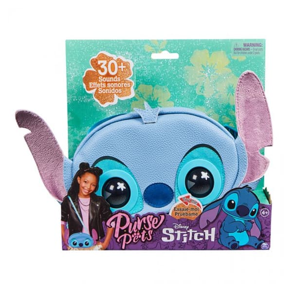 Handväska - Disney - Lilo och Stitch - Blå - Interaktiv med ljud - För barn 5+