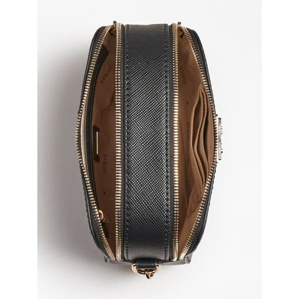 Axelväska - GUESS - Noelle Crossbody Camera - Svart - 100 % polyuretan - Kompakt