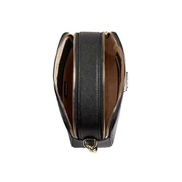 Axelväska - GUESS - Noelle Crossbody Camera - Svart - 100 % polyuretan - Kompakt