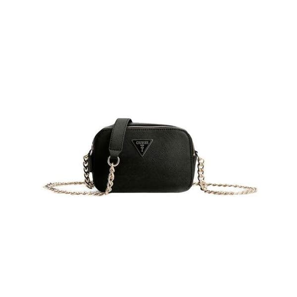 Axelväska - GUESS - Noelle Crossbody Camera - Svart - 100 % polyuretan - Kompakt