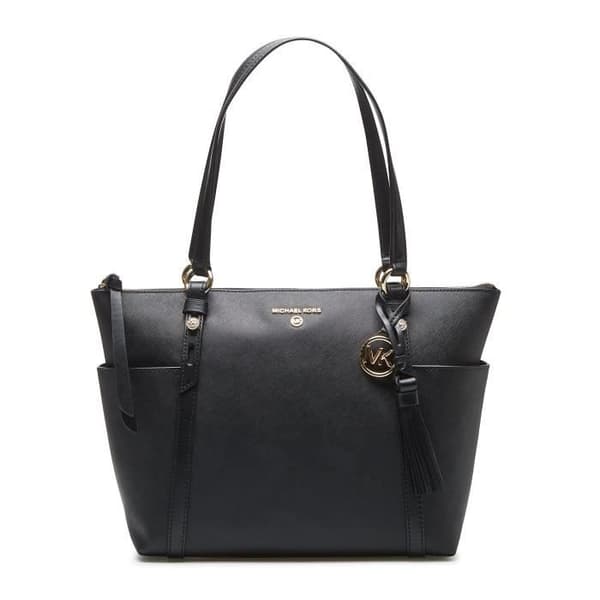 Handväska - MICHAEL KORS - Nomad - Saffiano-läder - Svart - Dragkedja