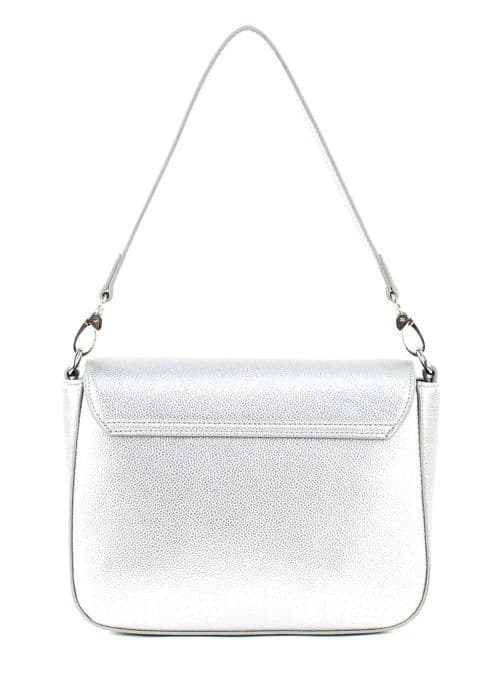 Handväska - Valentino by Mario Valentino - VBS1R404G - Silver - 17x23x8 cm - Syntet