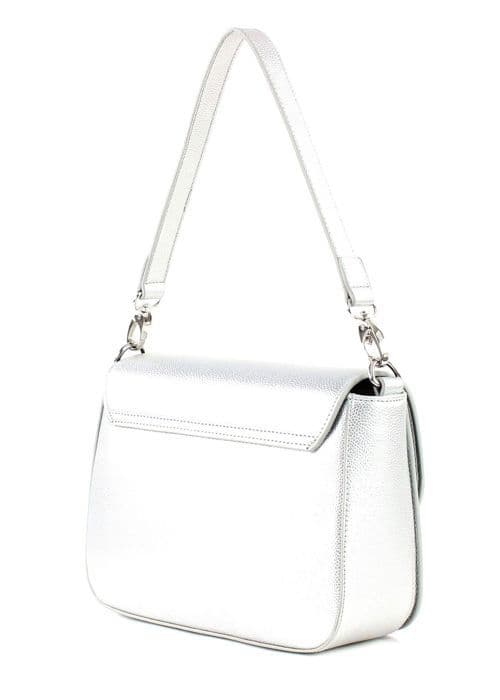 Handväska - Valentino by Mario Valentino - VBS1R404G - Silver - 17x23x8 cm - Syntet