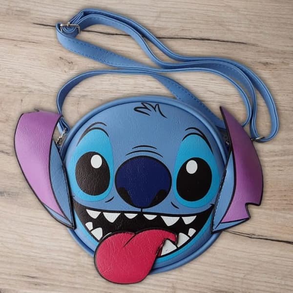 Väska - Disney - Stitch 3D - Blå - PU-läder - 18,5 x 18,5 x 6 cm