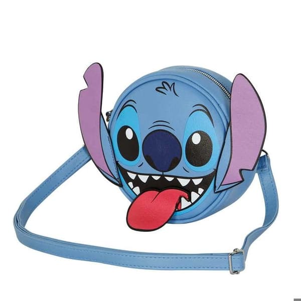 Väska - Disney - Stitch 3D - Blå - PU-läder - 18,5 x 18,5 x 6 cm