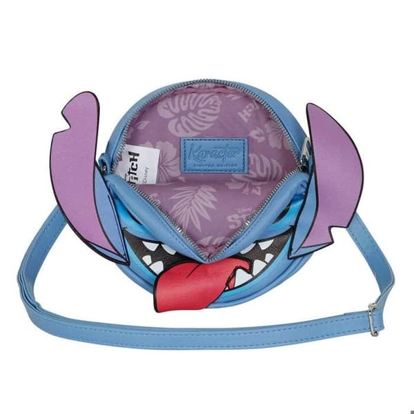 Väska - Disney - Stitch 3D - Blå - PU-läder - 18,5 x 18,5 x 6 cm