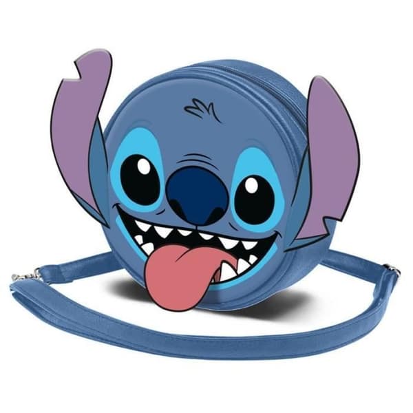 Väska - Disney - Stitch 3D - Blå - PU-läder - 18,5 x 18,5 x 6 cm
