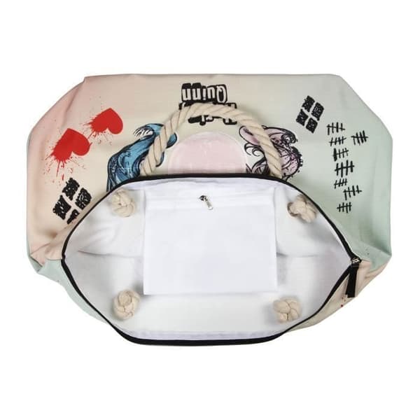 Strandväska - KARACTERMANIA - DC Comics Harley Quinn Mad Love - Beige - One Size
