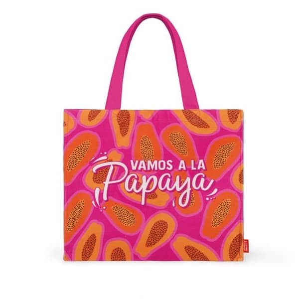 Panier - strandväska Legami - BBAG0003 - Strandväska, Papaya, Nutida