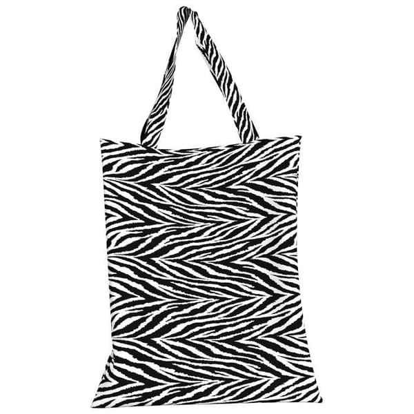 Petti italienska hantverkare - BRS-MARE-ZEBRA - Kvinna BRS-Mare-zebre Strandväskor Petti, Zebra, Strandväska-38x48x18 cm