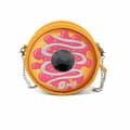 Miniatyrbild 3 av 3: Rund Crossbody Väska - Oh My Pop! - Popnut - Rosa - One Size - Zippad