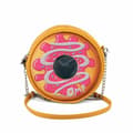 Miniatyrbild 1 av 3: Rund Crossbody Väska - Oh My Pop! - Popnut - Rosa - One Size - Zippad