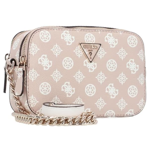 Guess Noelle Axelväska 20 cm HWPT78-79140-RWL, HWPT78-79140-WLO logotyp i rosenträ