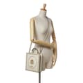 Miniatyrbillede 9 af 10: Pre-owned Gucci Garden Calfskin Mushrooms Vertical Shopping Tote Brown