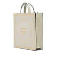 Miniatyrbillede 2 af 10: Pre-owned Gucci Garden Calfskin Mushrooms Vertical Shopping Tote Brown