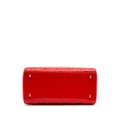Miniatyrbild 3 av 9: Pre-owned Dior Medium Patent Cannage Lady Dior Red
