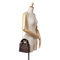 Miniatyrbilde 7 av 7: Pre-owned Dior Mini Tweed Rose Embroidered Lady Dior Pink