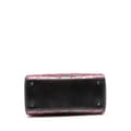 Miniatyrbillede 3 af 10: Pre-owned Dior Anselm Reyle Medium Metallic Lambskin Cannage Lady Dior Gray