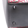 Miniatyrbillede 8 af 10: Pre-owned Dior Anselm Reyle Medium Metallic Lambskin Cannage Lady Dior Gray