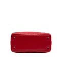 Miniatyrbild 3 av 10: Pre-owned Dior Medium Lambskin Cannage Lady Dior Red
