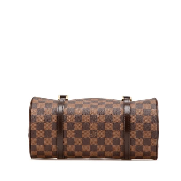 Pre-owned Louis Vuitton Damier Ebene Papillon 26 Brown
