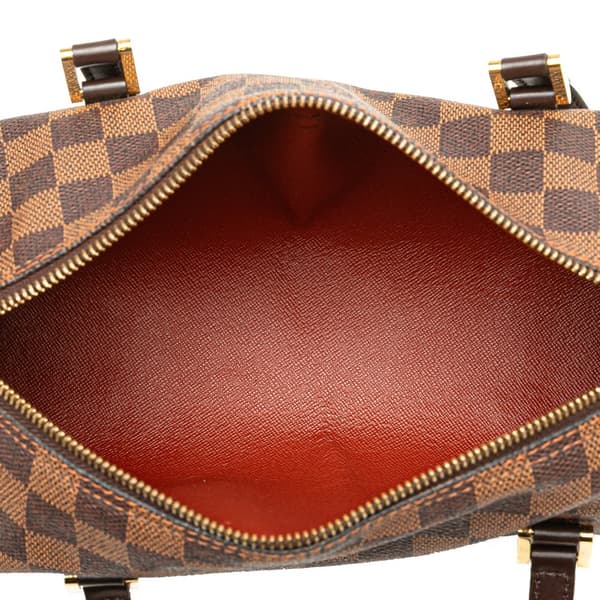 Pre-owned Louis Vuitton Damier Ebene Papillon 26 Brown