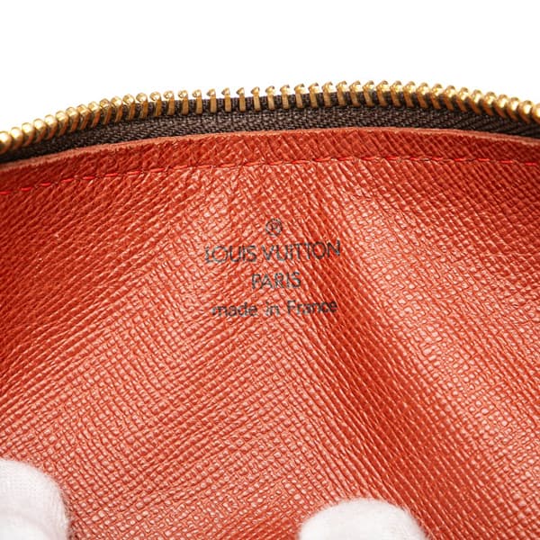 Pre-owned Louis Vuitton Damier Ebene Papillon 26 Brown
