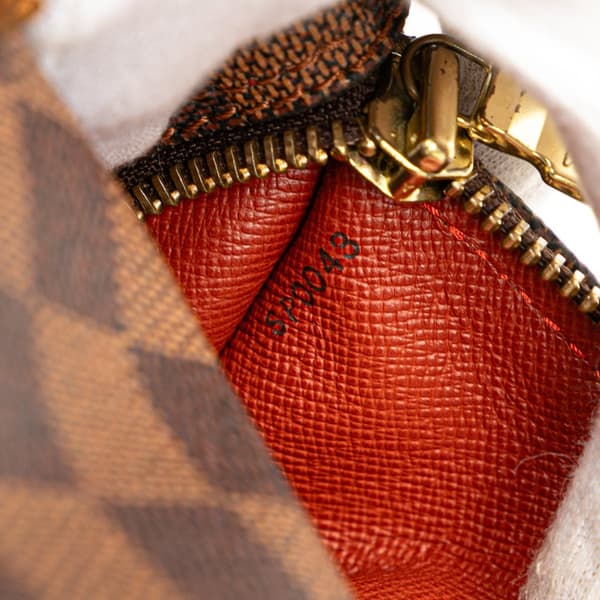 Pre-owned Louis Vuitton Damier Ebene Papillon 26 Brown