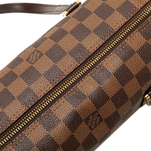 Pre-owned Louis Vuitton Damier Ebene Papillon 26 Brown