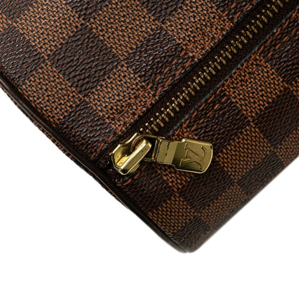 Pre-owned Louis Vuitton Damier Ebene Papillon 26 Brown