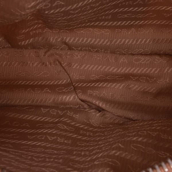 Pre-owned Prada Tessuto Re Edition 2005 Satchel Brown