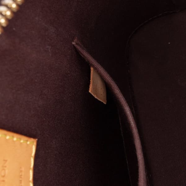 Pre-owned Louis Vuitton Monogram Vernis Alma BB Purple
