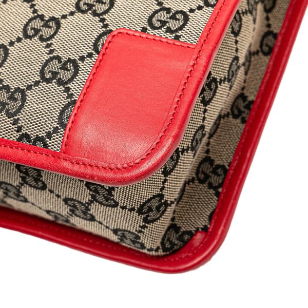 Pre-owned Gucci GG Canvas Handbag Brown