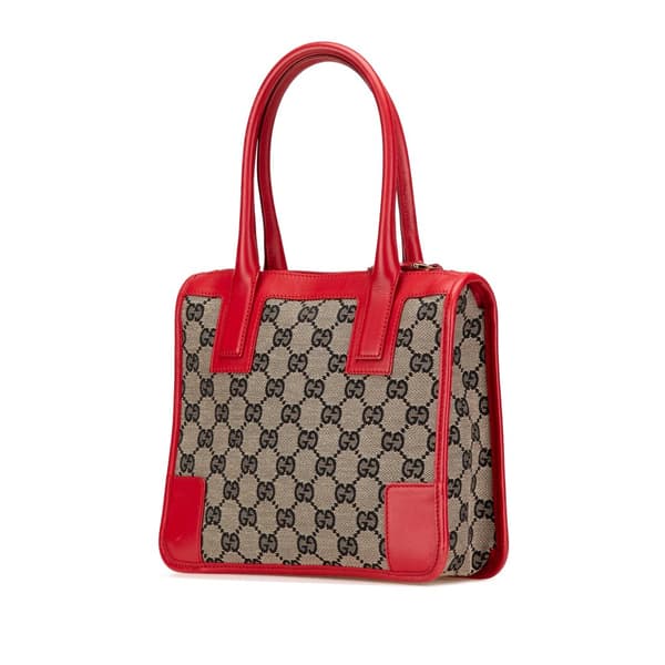Pre-owned Gucci GG Canvas Handbag Brown