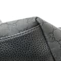 Miniatyrbillede 7 af 10: Pre-owned Gucci Large GG Canvas Charm Dome Satchel Black