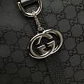 Miniatyrbillede 9 af 10: Pre-owned Gucci Large GG Canvas Charm Dome Satchel Black