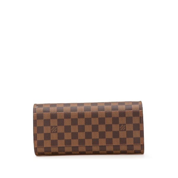 Pre-owned Louis Vuitton Damier Ebene Triana Brown