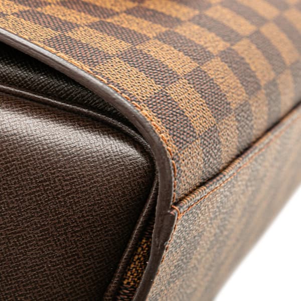 Pre-owned Louis Vuitton Damier Ebene Triana Brown