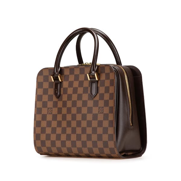 Pre-owned Louis Vuitton Damier Ebene Triana Brown