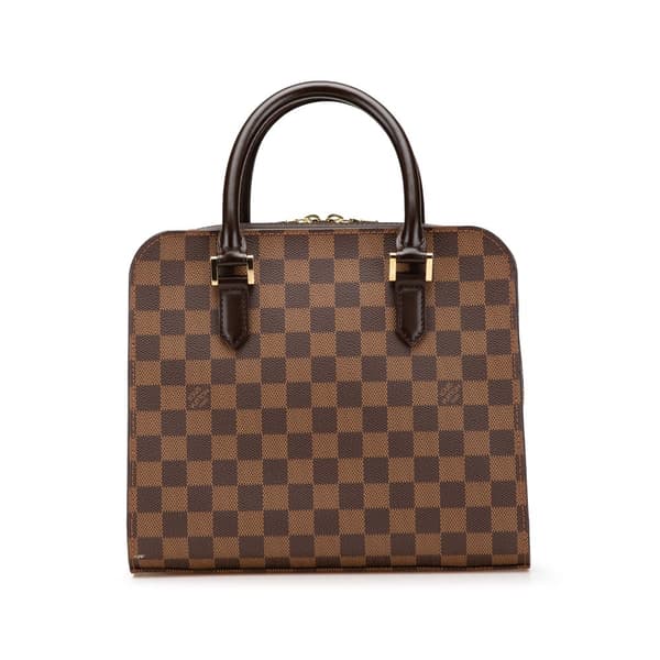 Pre-owned Louis Vuitton Damier Ebene Triana Brown