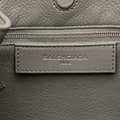 Miniatyrbild 5 av 10: Pre-owned Balenciaga Mini Leather Papier A4 Zip Around Satchel Gray