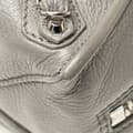 Miniatyrbild 8 av 10: Pre-owned Balenciaga Mini Leather Papier A4 Zip Around Satchel Gray