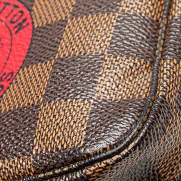 Pre-owned Louis Vuitton Damier Ebene Trunks and Bags Mini Pochette Accessoires Brown