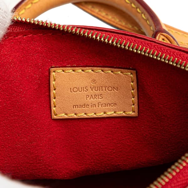 Pre-owned Louis Vuitton Monogram Nano Pallas Brown