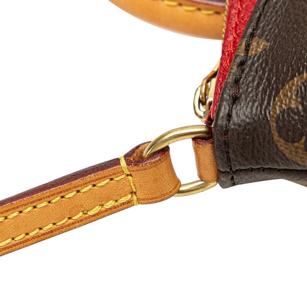 Pre-owned Louis Vuitton Monogram Nano Pallas Brown