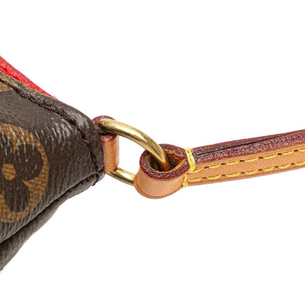 Pre-owned Louis Vuitton Monogram Nano Pallas Brown