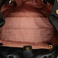 Miniatyrbilde 4 av 10: Pre-owned Prada Tessuto Fiocco Bow Handbag Black