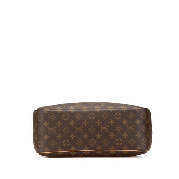 Pre-owned Louis Vuitton Monogram Deauville Brown