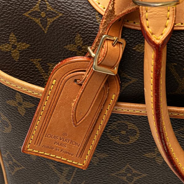 Pre-owned Louis Vuitton Monogram Deauville Brown